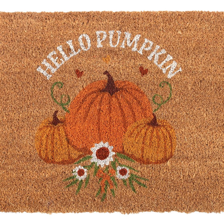 Natural Autumn Days Hello Pumpkin Doormat Natural Autumn Days Hello Pumpkin Doormat - Image 3