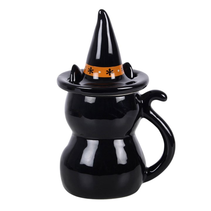 Frightful Folk Black Cat Lidded Mug Frightful Folk Black Cat Lidded Mug - Image 5