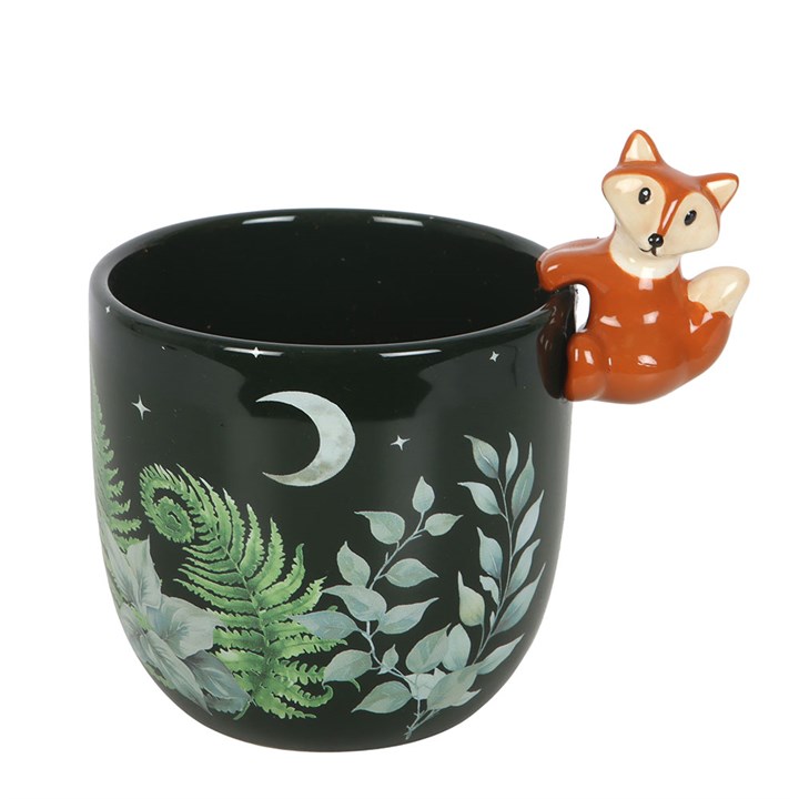Green Forest Plant Pot with Fox Green Forest Plant Pot with Fox - Image 2