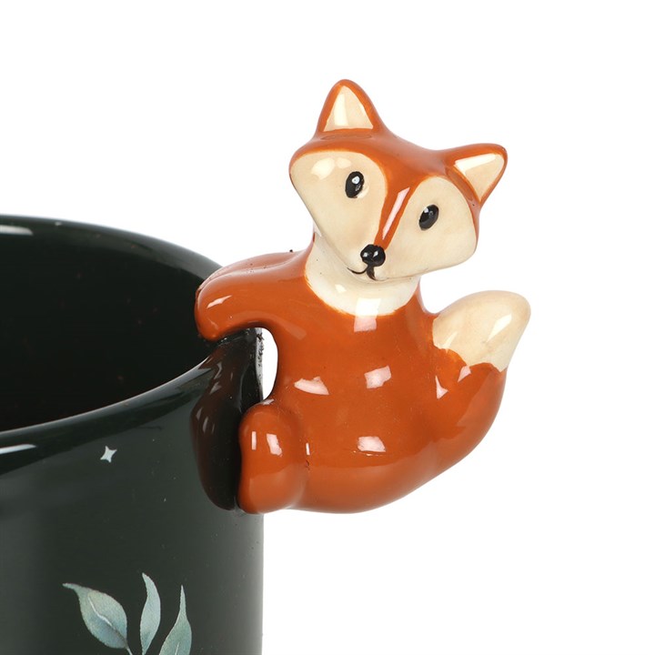 Green Forest Plant Pot with Fox Green Forest Plant Pot with Fox - Image 3