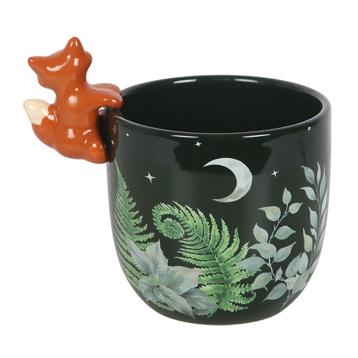 Green Forest Plant Pot with Fox Green Forest Plant Pot with Fox - Image 4
