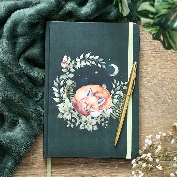 Green Sleeping Fox A5 Notebook Green Sleeping Fox A5 Notebook