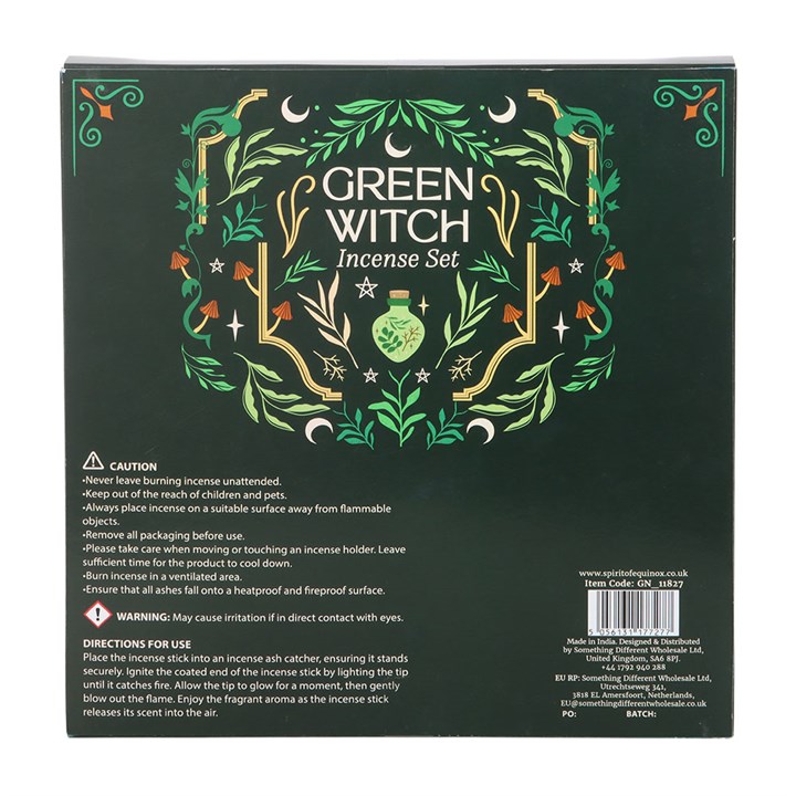 Green Witch Incense Stick Gift Set Green Witch Incense Stick Gift Set - Image 4