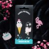 Freaking Melting Ice Cream Enamel Pin Badges