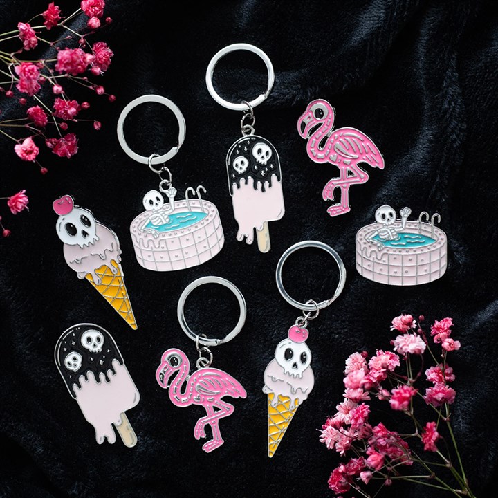 Freaking Melting Ice Cream Enamel Pin Badges Freaking Melting Ice Cream Enamel Pin Badges - Image 5