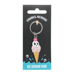Alternative view of Ice Scream Cone Keyring