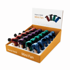 Handheld Mini Fans Box of 24 – Assorted Colour Travel Fans