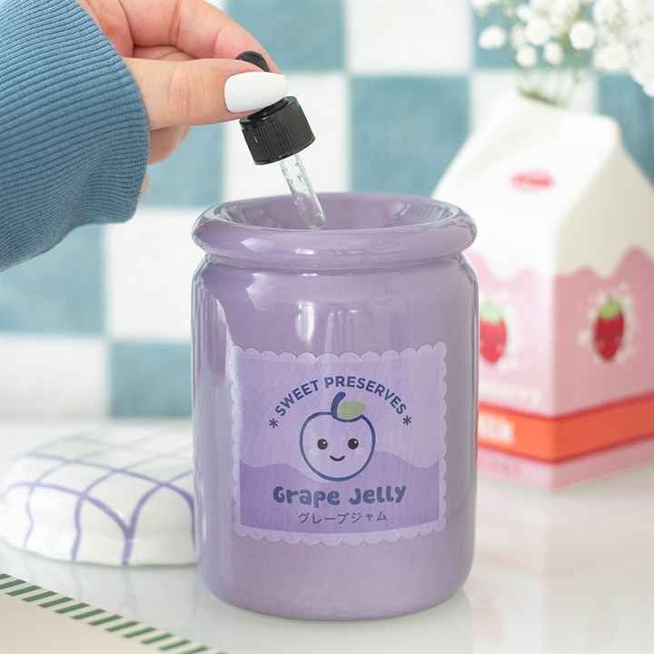 Grape Jelly Jar Oil Burner and Wax Warmer Grape Jelly Jar Oil Burner and Wax Warmer - Image 2