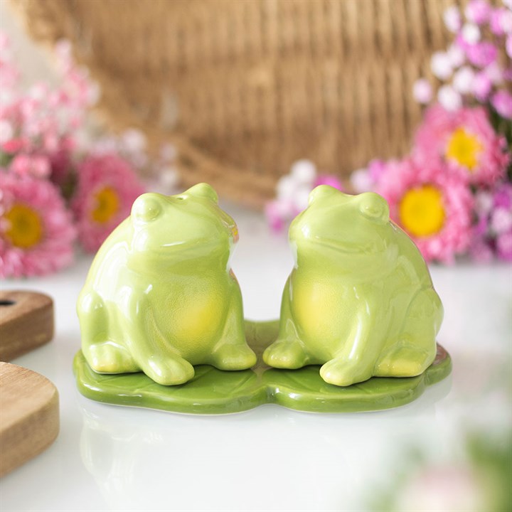 Luna Frog Salt and Pepper Shakers Luna Frog Salt and Pepper Shakers
