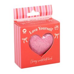 Alternative view of Love Yourself Heart-Shaped Cherry Bath Bomb