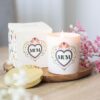 Mum Folk Heart French Tulip Candle Mum Folk Heart French Tulip Candle
