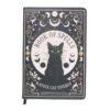 Black Cat Magick Book of Spells A5 Notebook with Pen