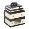 Black Cat Book Stack Oil Burner with Cat Black Cat Book Stack Oil Burner with Cat