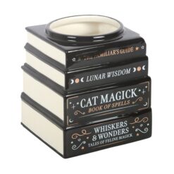 Alternative view of Black Cat Magick Book Stack Vase