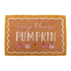Alternative view of Natural Hey There Pumpkin Doormat