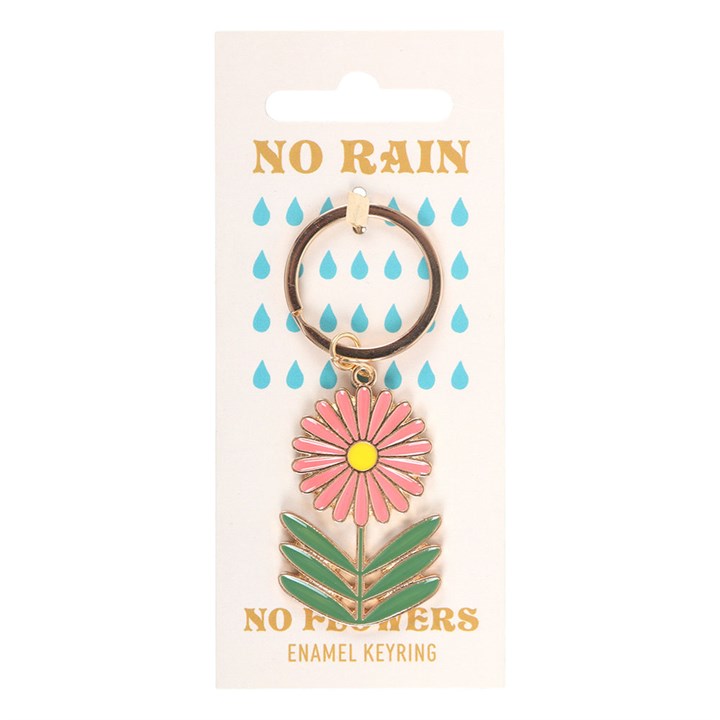 No Rain, No Flowers Keyring No Rain, No Flowers Keyring - Image 2