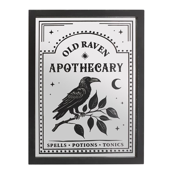 Old Raven Apothecary Mirrored Wall Art Old Raven Apothecary Mirrored Wall Art - Image 2