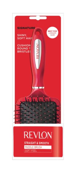 Alternative view of Straight and Smooth Hair Brush – Cushioned Detangling Styling Brush