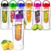 Fruit Infuser Water Bottle 700ml – BPA Free Hydration Bottle with Infuser