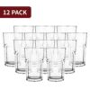 Cien HiBall Glasses 12 Piece Set – Long Drink Glass Tumblers