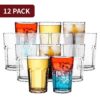 Cien HiBall Glasses 12 Piece Set – Long Drink Glass Tumblers