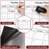 Magnetic Monthly Planner Whiteboard with Markers and Eraser – Organiser Board