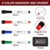 Magnetic Monthly Planner Whiteboard with Markers and Eraser – Organiser Board