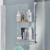 Over Door Shower Caddy with Nano Coating – 2 Tier Bathroom Storage Organiser