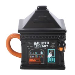 Alternative view of Haunted Library Lidded Mug