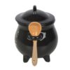Mischief and Magic Cauldron Soup Bowl with Spoon