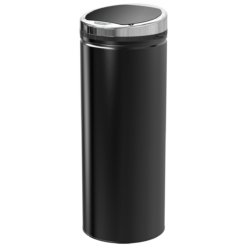 50L Stainless Steel Sensor Bin with Removable Bucket – Black Kitchen Trash Can