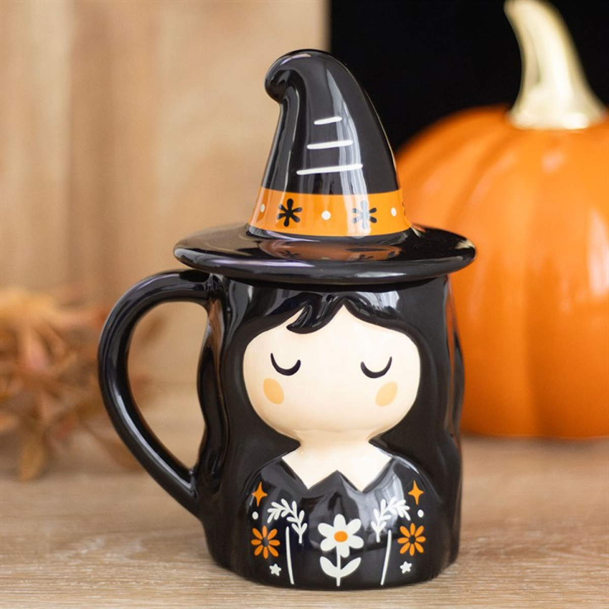 Frightful Folk Witch Lidded Mug Frightful Folk Witch Lidded Mug