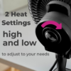 Mini Black Clip-On Desk Fan