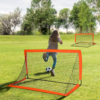 Folding Football Goals 6ft x 3ft – Outdoor Kids & Adults Training Net Set