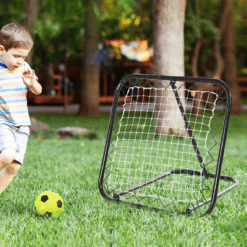Alternative view of Adjustable Rebounder Net Goal – Football & Baseball Training Set