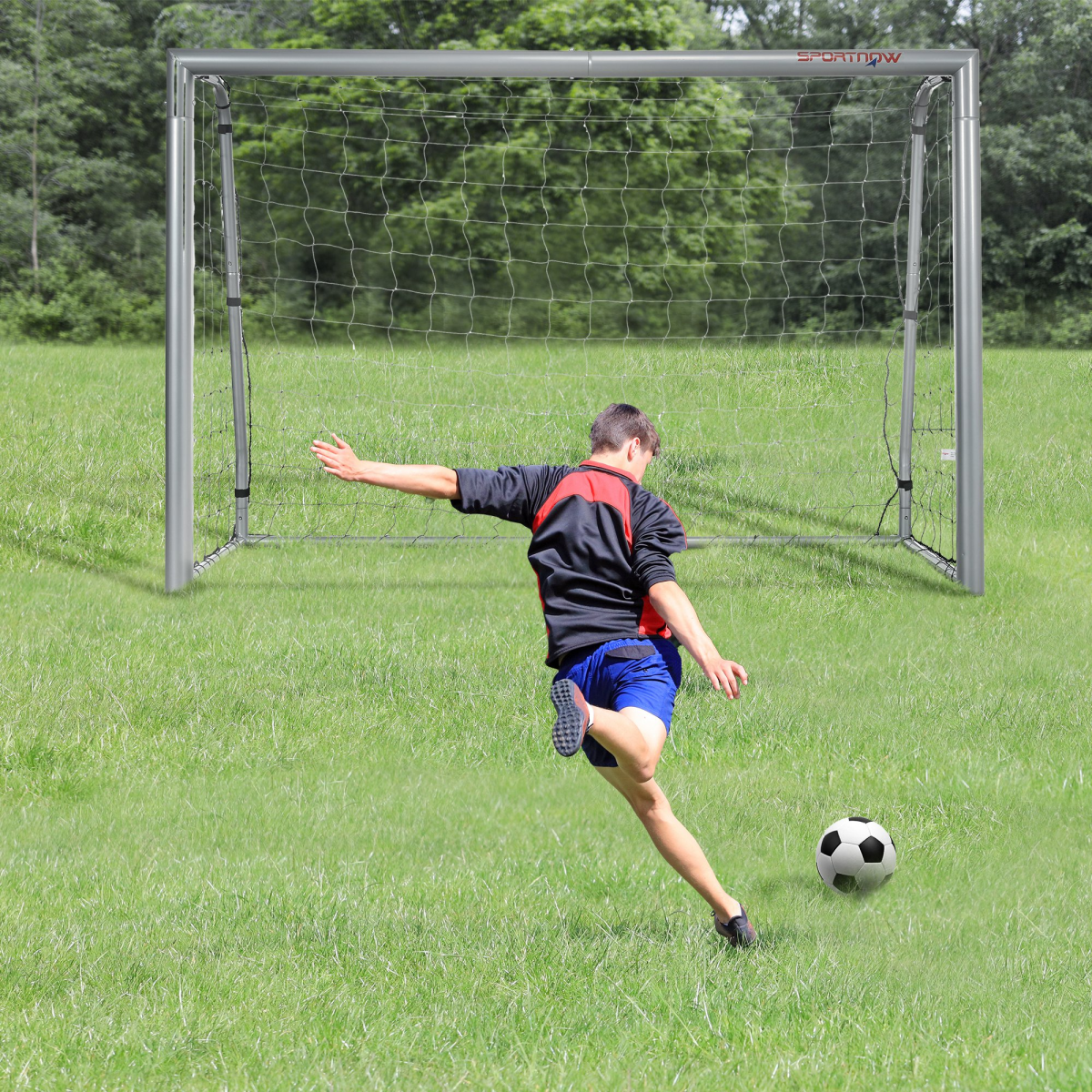 8ft x 5ft Football Goal Net for Garden Training 8ft x 5ft Football Goal Net for Garden Training - Image 2