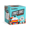 Lionstrike Football Training Cones Set – 50 Sports Marker Cones with Carry Stand