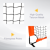 HOMCOM Football Goal Folding Outdoor with All Weather Net 6'x3'