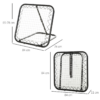 Adjustable Rebounder Net Goal – Football & Baseball Training Set