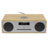 Wooden Music System with CD Player, DAB Radio, Bluetooth, USB & AUX