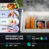 16L Portable Car Refrigerator Fridge Freezer – Black