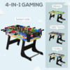 4-in-1 Foldable Games Table – Football, Hockey, Table Tennis & Pool