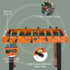 Wooden Football Table 84.5cm – Foosball Arcade Game Room Table