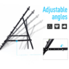 Adjustable Football Rebounder Net – Kids & Adults Training Aid