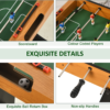 Folding Football Gaming Table – Mini Foosball Soccer Table for Family & Kids