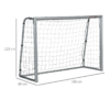 10ft x 6.5ft Football Goal Net for Garden Training