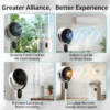 2-in-1 Air Circulator Fan with Remote, LED Display & 12-Hour Timer