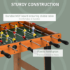 Wooden Football Table 84.5cm – Foosball Arcade Game Room Table