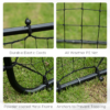Rebounder Net Goal for Kids & Adults – Football & Baseball Training Net