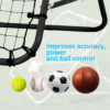 Adjustable Football Rebounder Net – Kids & Adults Training Aid
